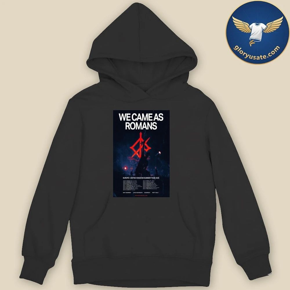 We Came As Romans Europe United Kingdom Summer Tour 2026 Poster Shirt