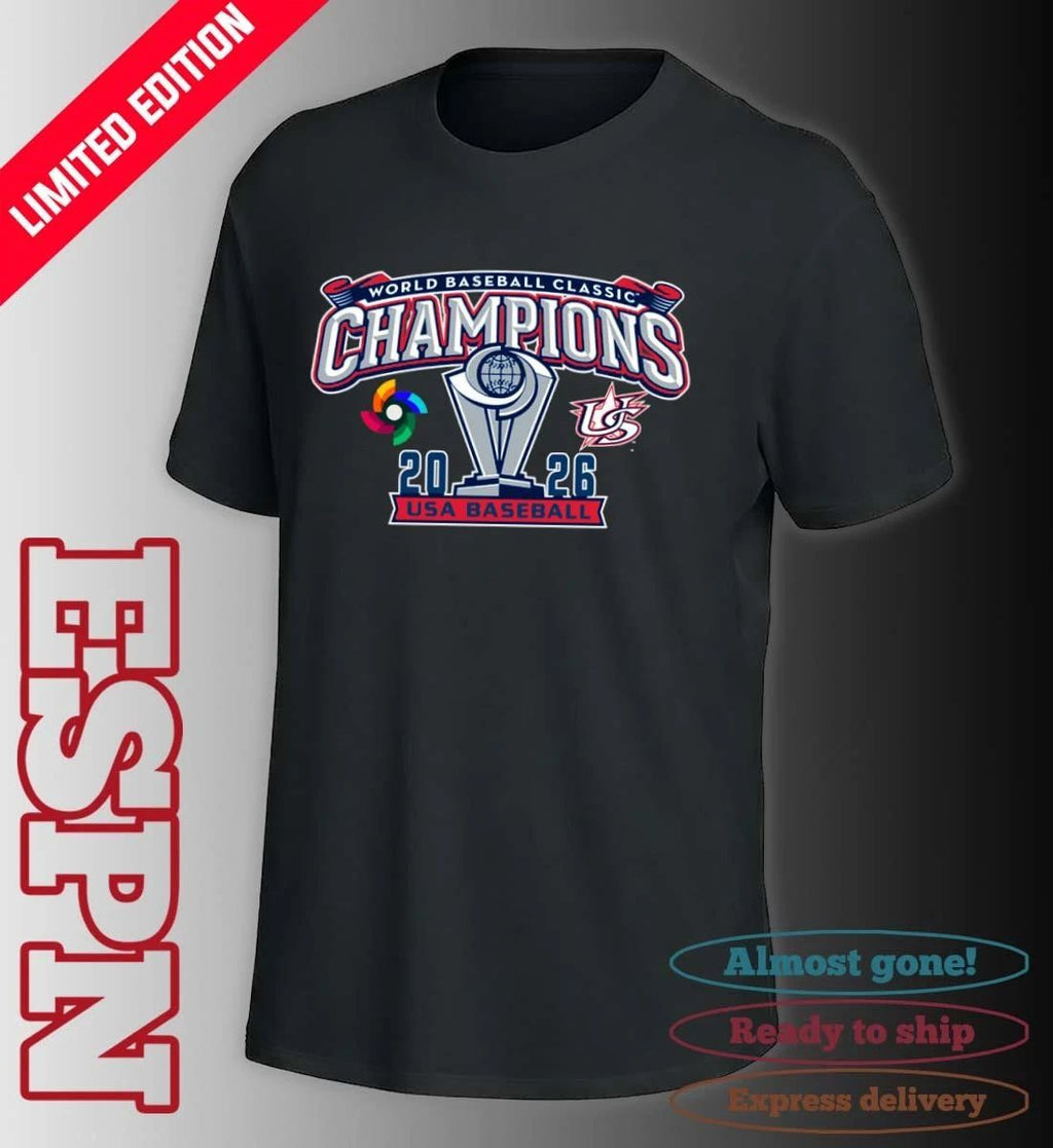 USA Baseball World Baseball Classic 2026 Champions T-Shirt