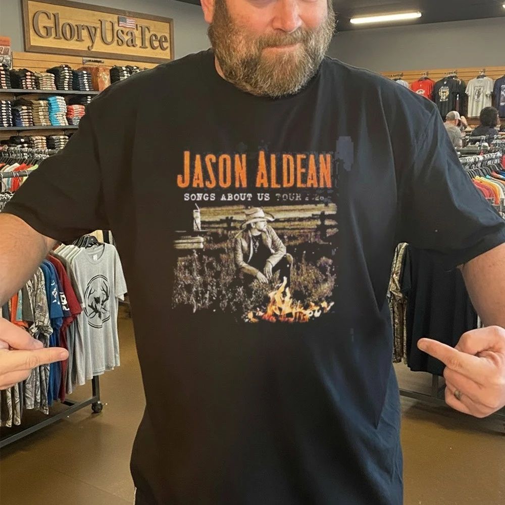 Jason Aldean Songs About Us Tour 2026 North America Schedule T-Shirt
