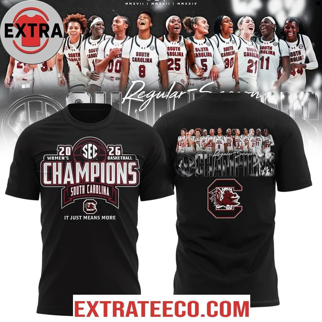 2026 Women’s Basketball Champions South Carolina Gamecocks It Just Means More Two Sided Hoodie Shirt