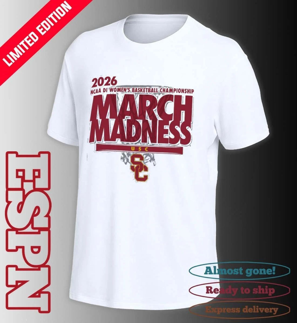 USC Women’s Basketball Single Team 2026 NCAA March Madness Shirt