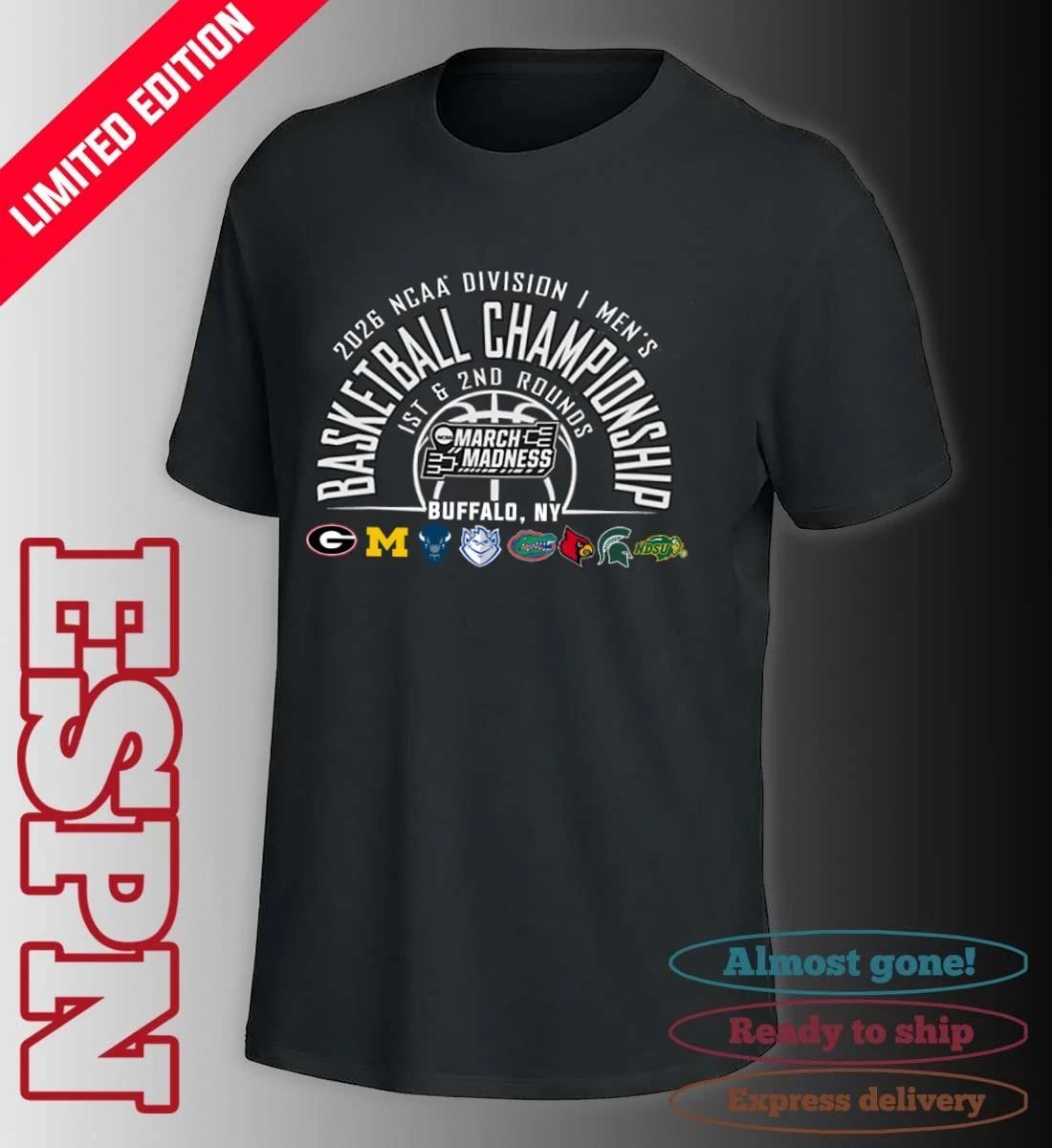 Buffalo Regional 2026 NCAA DI Men’s Basketball Championship T-Shirt