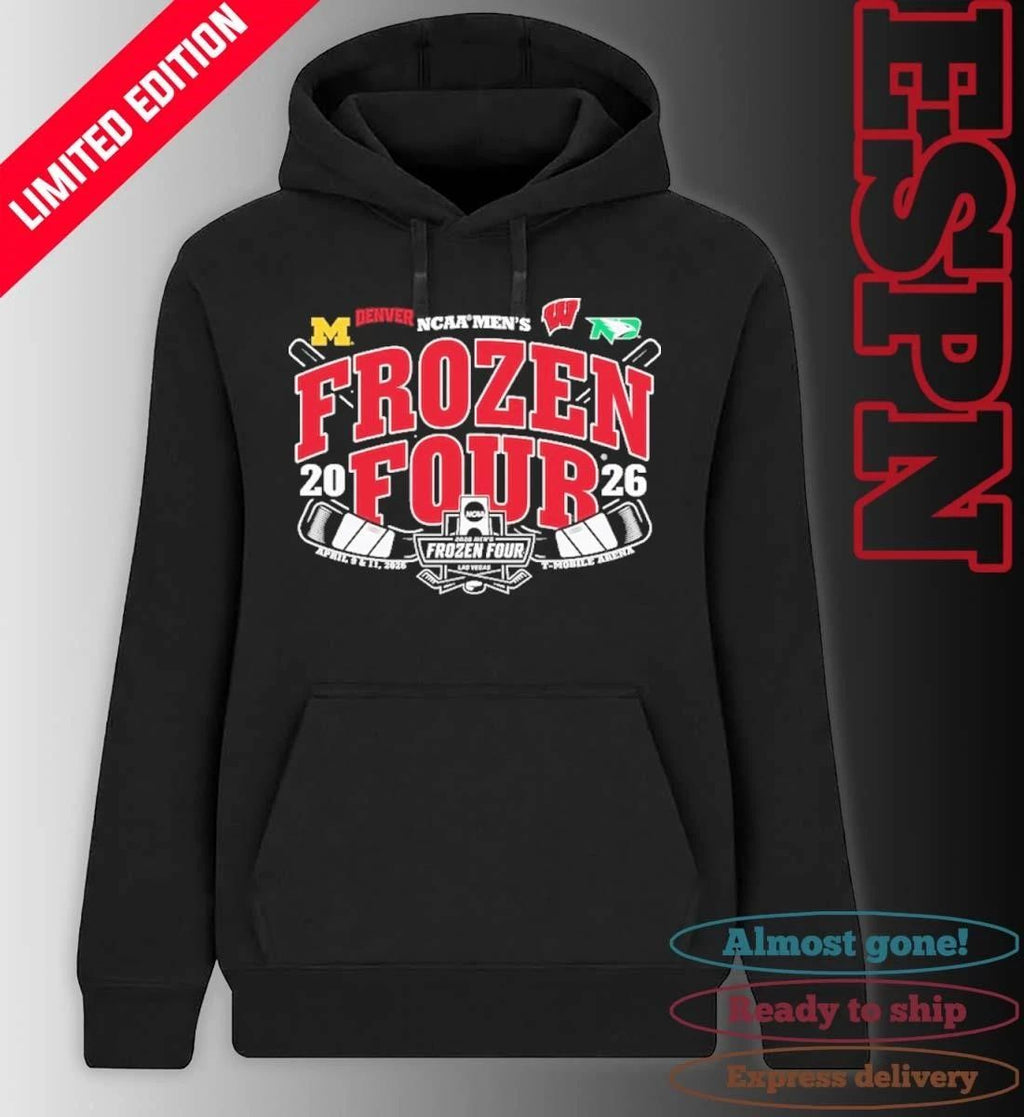 4 Teams University of Denver 2026 NCAA Frozen Four T-Shirt