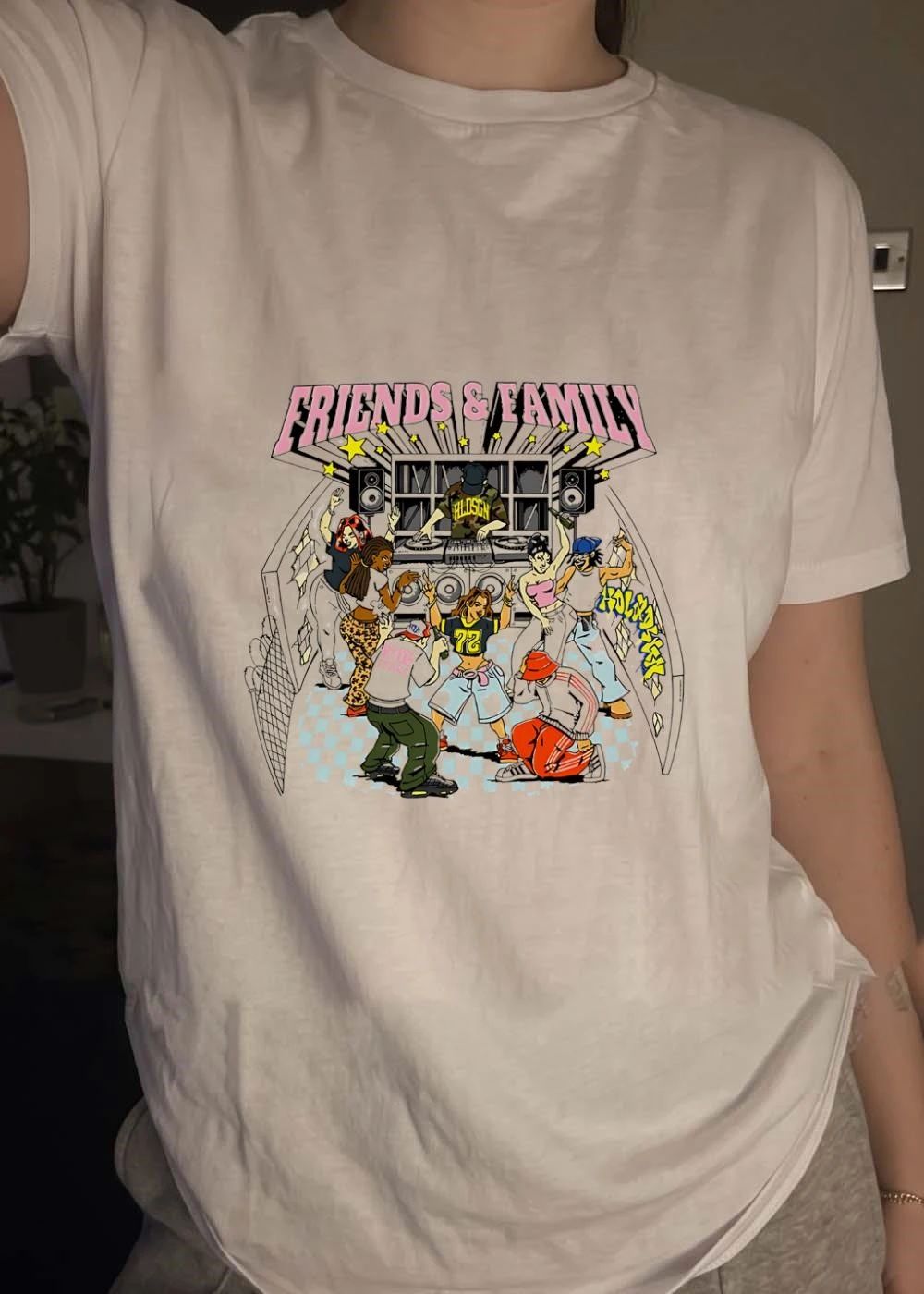 Friends and Family HILDSGN No More Tears Holyshit DJ Dancing Clubbing shirt