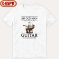 Never Underestimate An Old Man Who Still Plays Guitar In His 70s Shirt