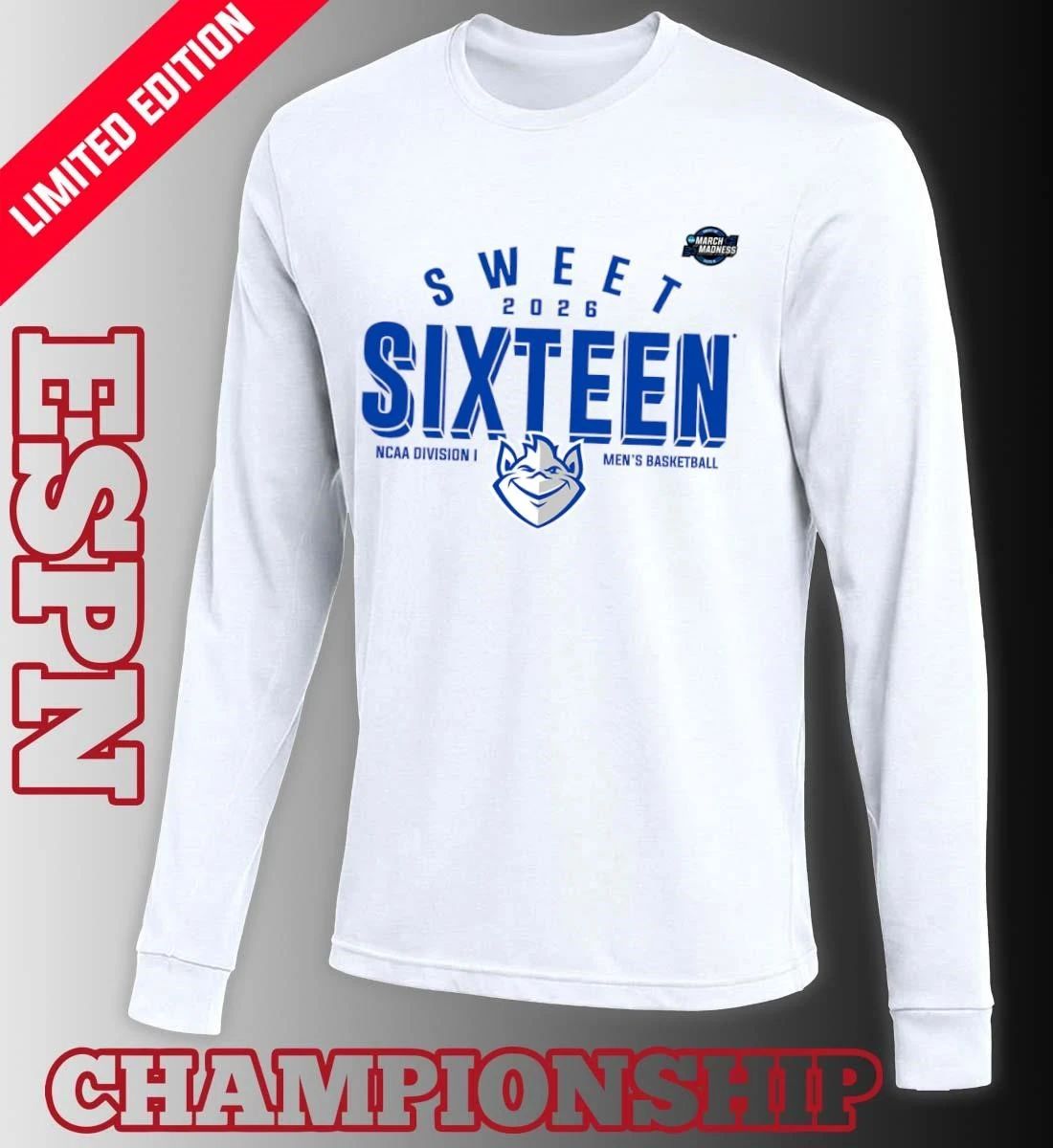 Sweet 16 Saint Louis Billikens 2026 NCAA Men’s Basketball T-Shirt