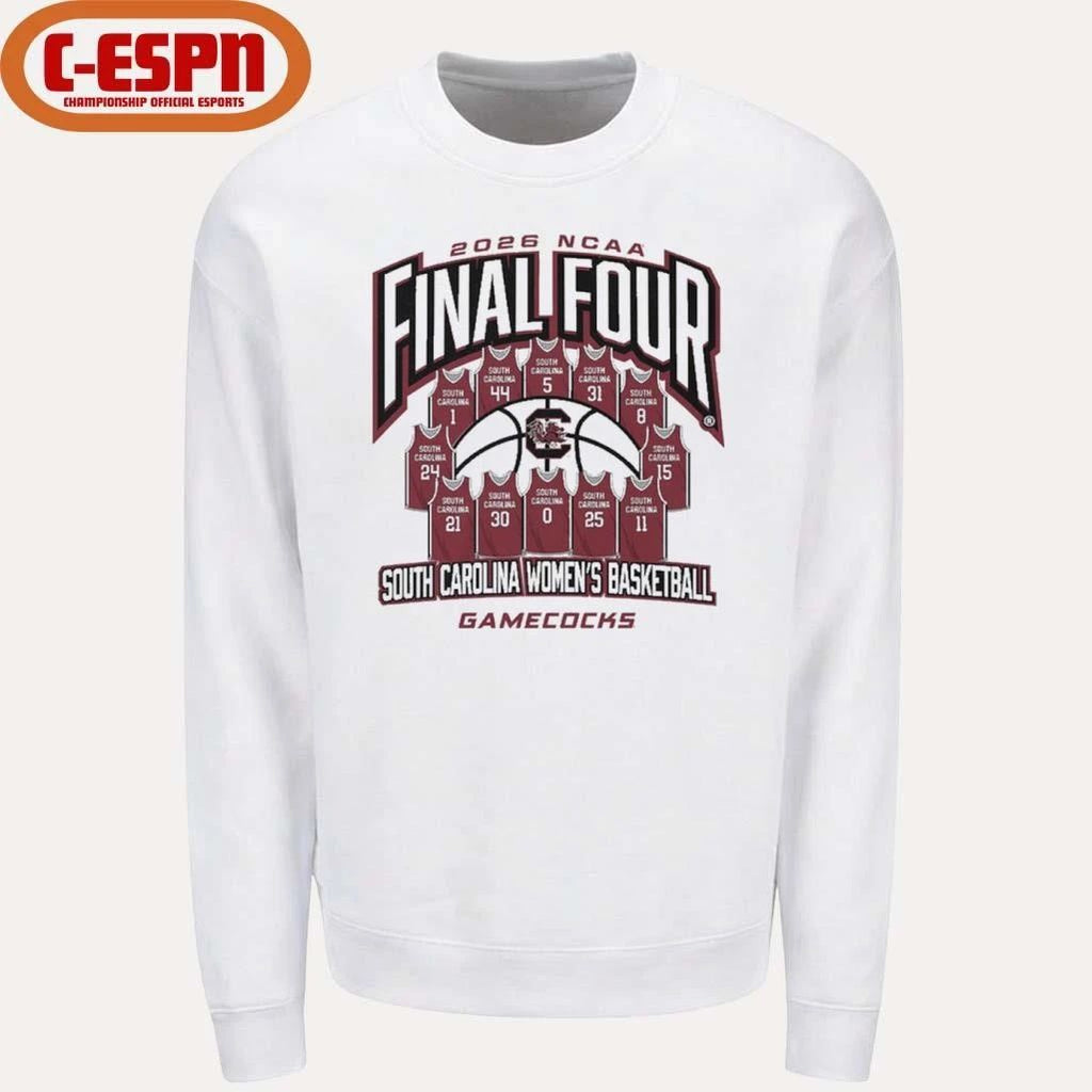 South Carolina Gamecocks 2026 Women’s Final Four Jersey Madness Shirt