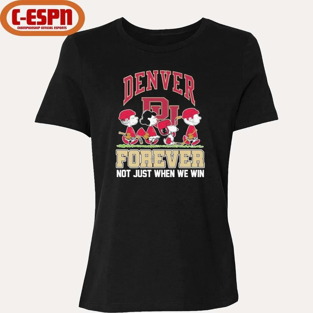 The Peanuts Characters Forever X Denver Pioneers Shirt