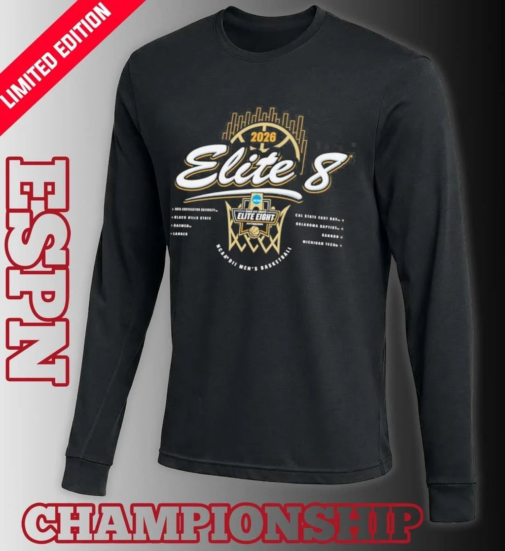 2026 NCAA Division II Men’s Basketball Elite 8 T-Shirt