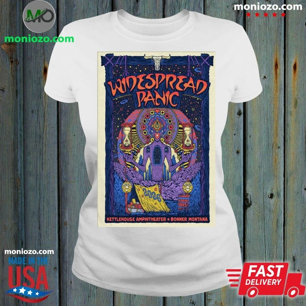 Original Widespread Panic Jul 7-8 2026 In Bonner MT Poster Shirt