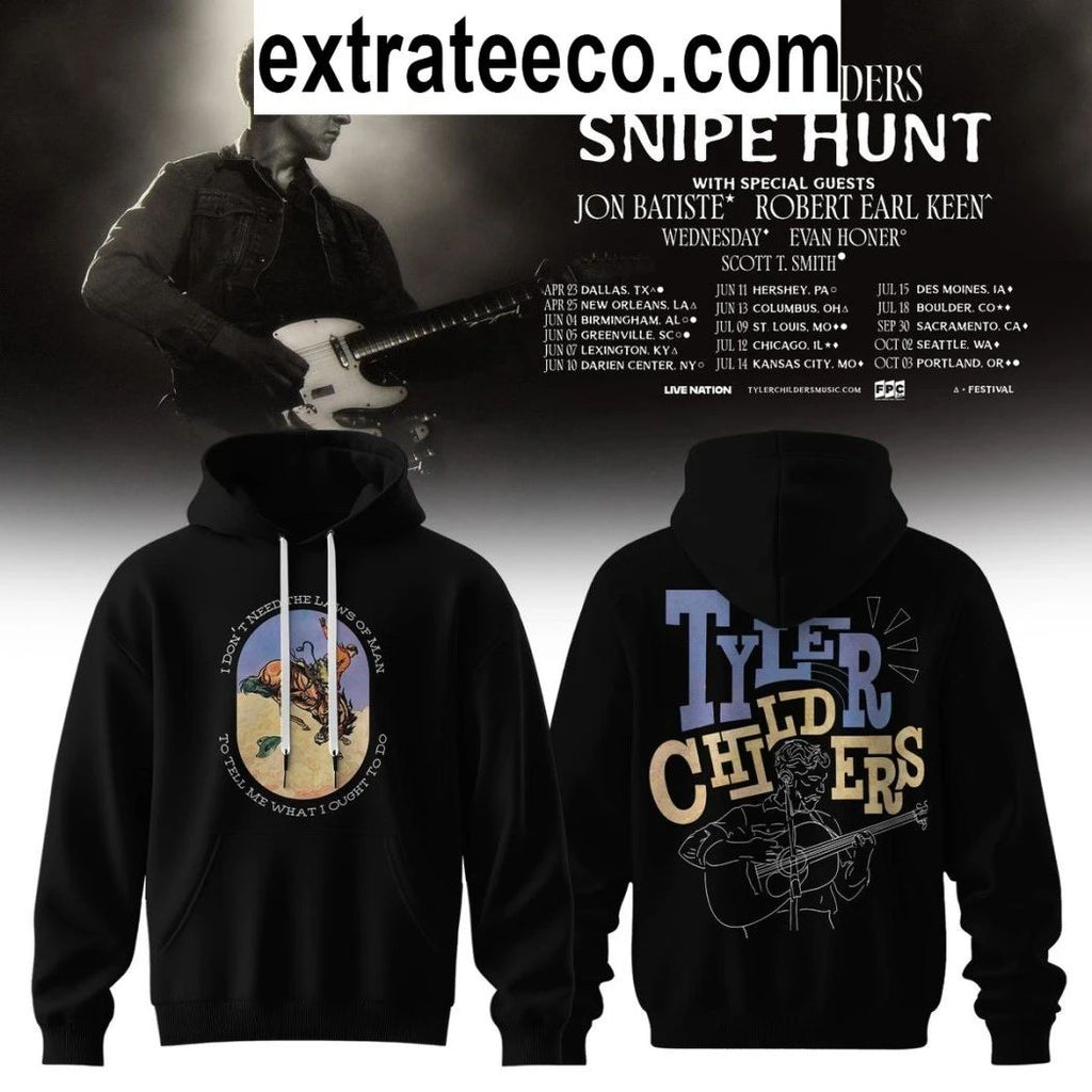 Tyler Childers 2026 Tour Snipe Hunt Hoodie T-Shirt