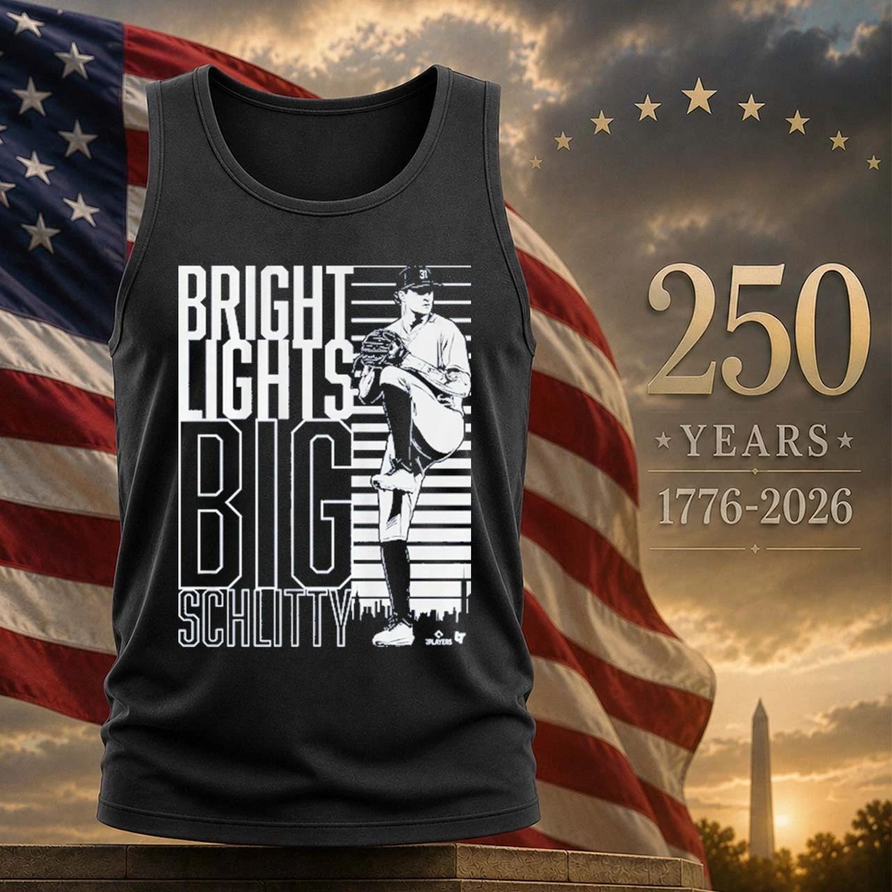 Cam Schlittler Bright Lights, Big Schlitty T-Shirt