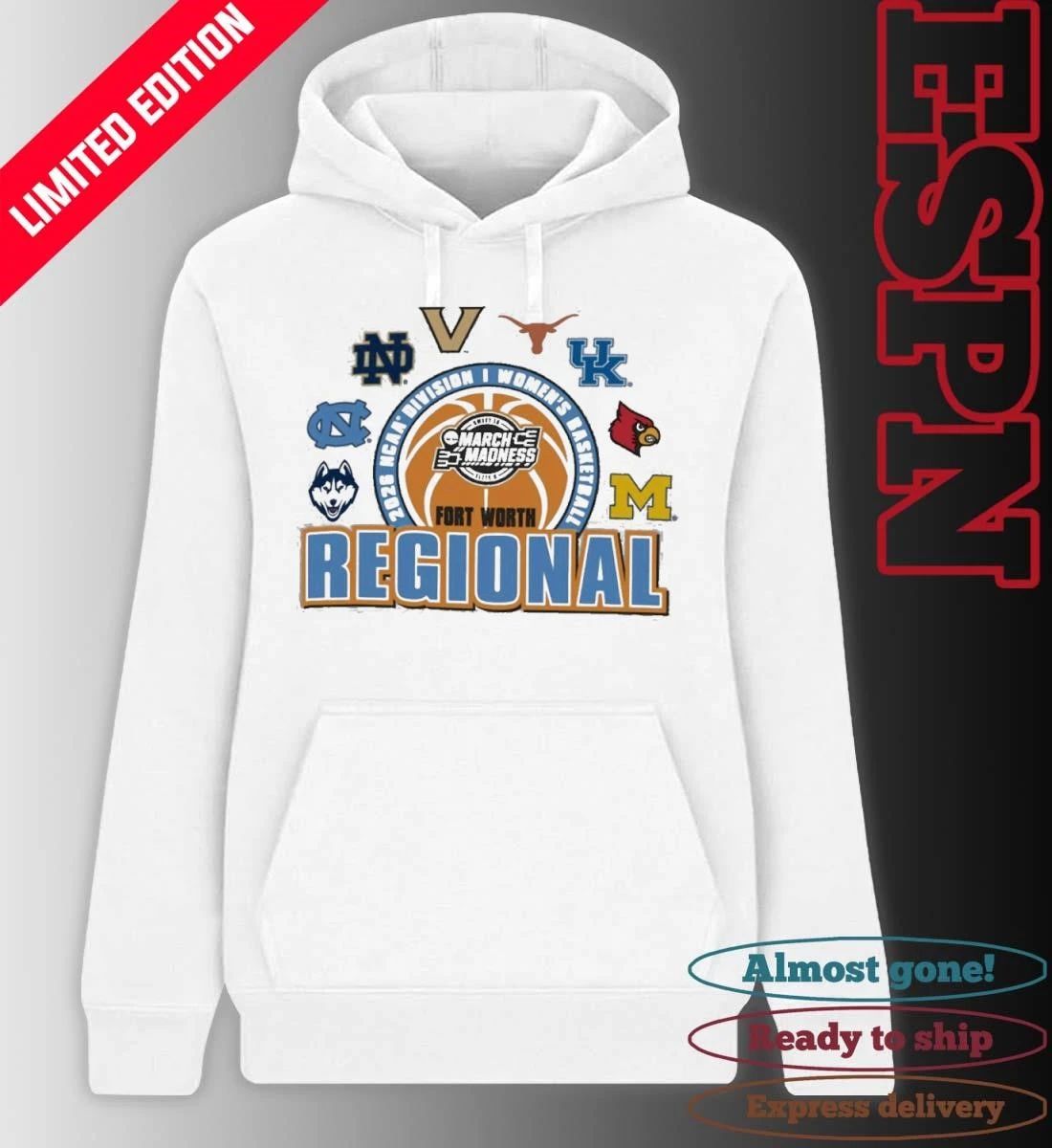 Fort Worth Regional 2026 NCAA DI Women’s Basketball Championship Shirt