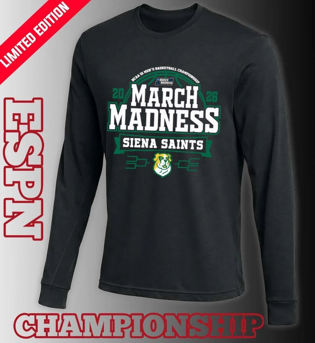 Siena Saints March Madness 2026 NCAA DI Men’s Basketball Tournament T-Shirt