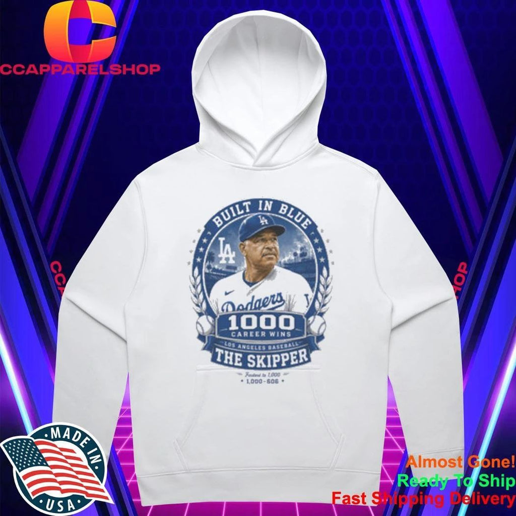 Dave Roberts Dodgers 1000 Career Wins Skipper Shirt