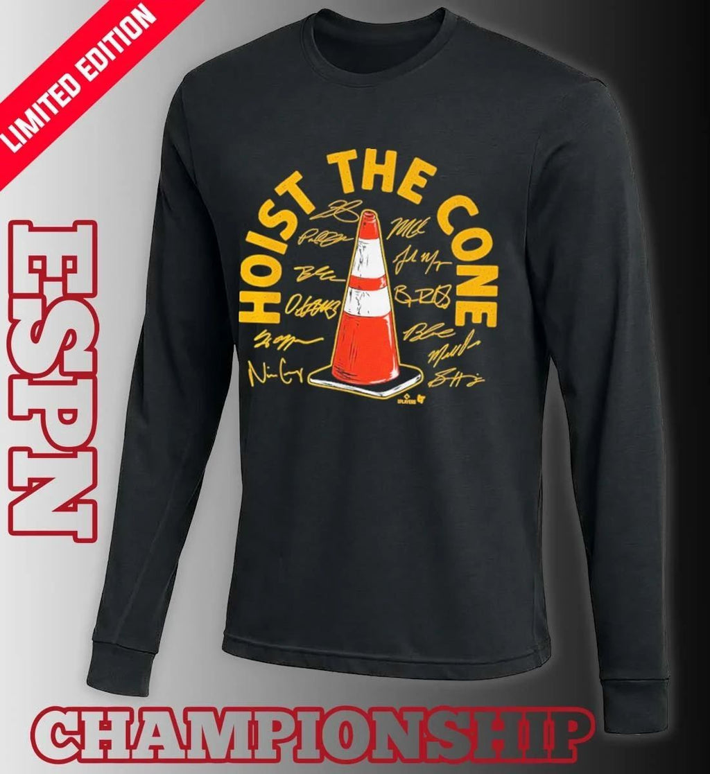 Pittsburgh Baseball Hoist the Cone Signatures Shirt