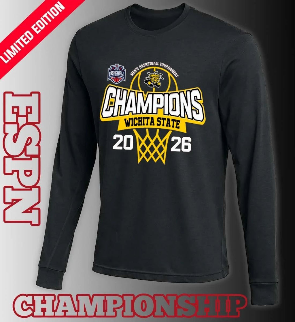 Wichita State Shockers 2026 American Conference Men’s Basketball Tournament Champions Shirt