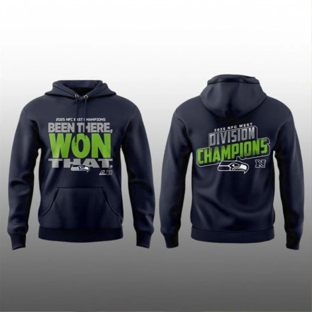 Seahawks NFC West Division Champions 2025 Been There Won That Hoodie Shirt