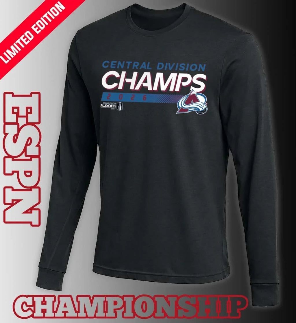 Colorado Avalanche NHL Central Division Champions 2026 T-Shirt