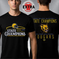 Celebrating the 2025 Louisiana High School Football Championship win of the Edna Karr High School Cougars team T-Shirt