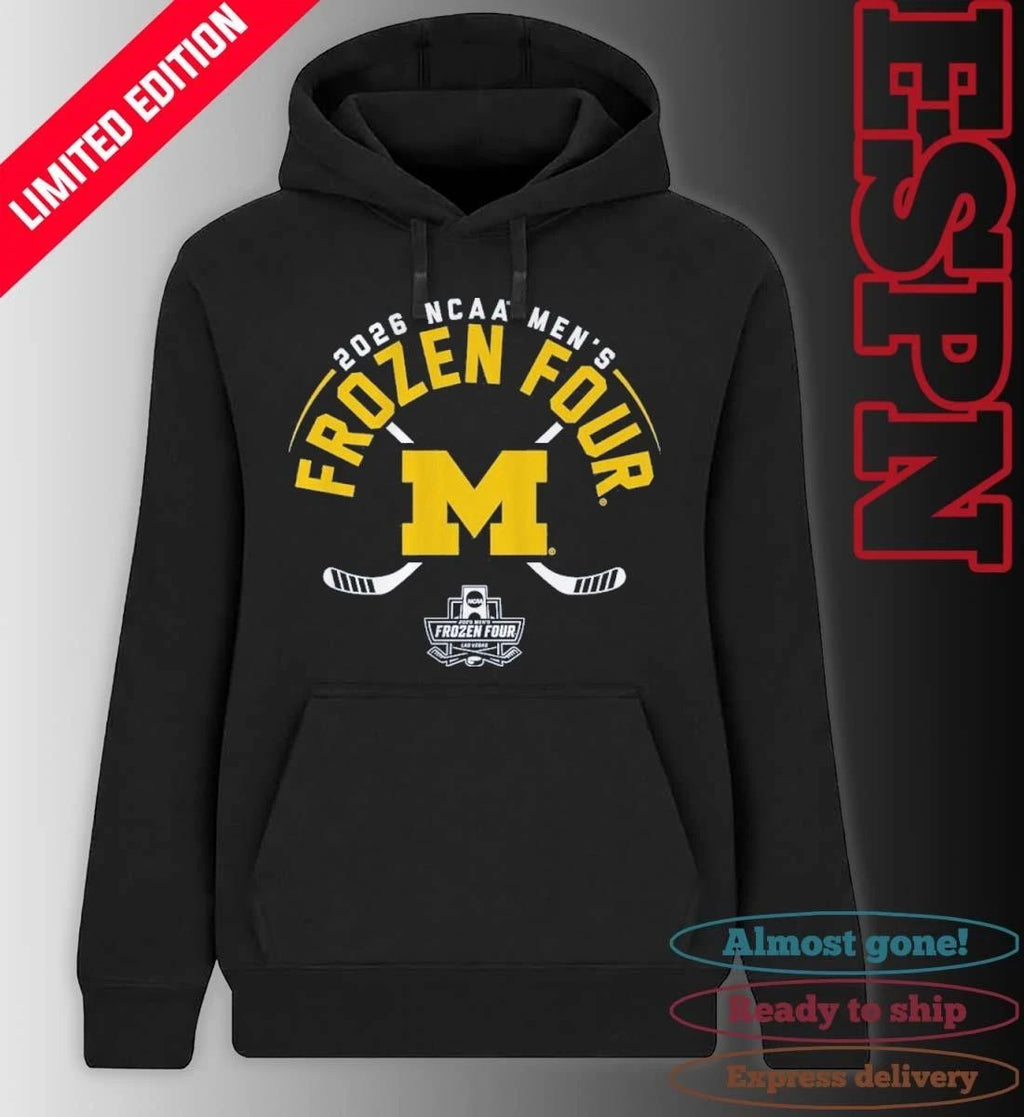 Michigan Men’s Hockey 2026 Frozen Four Bound Shirt