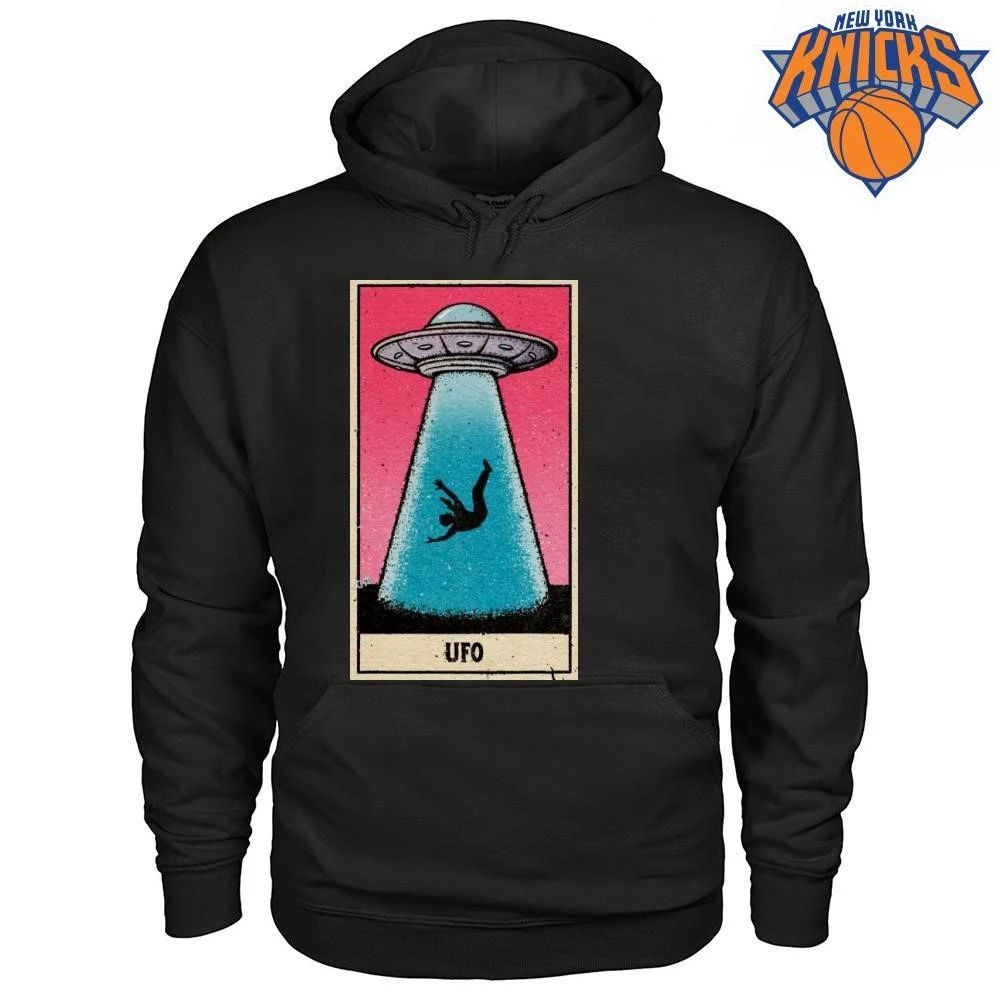 Vintage UFO Alien Abduction Tarot Card Graphic Shirt