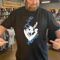 Gracie Black Silhouette Pop Up T-Shirt
