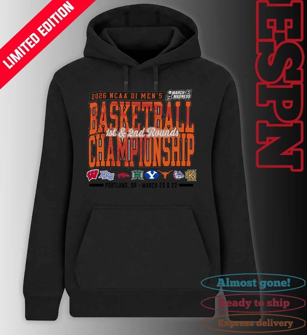 Portland, OR 2026 NCAA DI Men’s Basketball Championship – March 20 & 22 T-Shirt