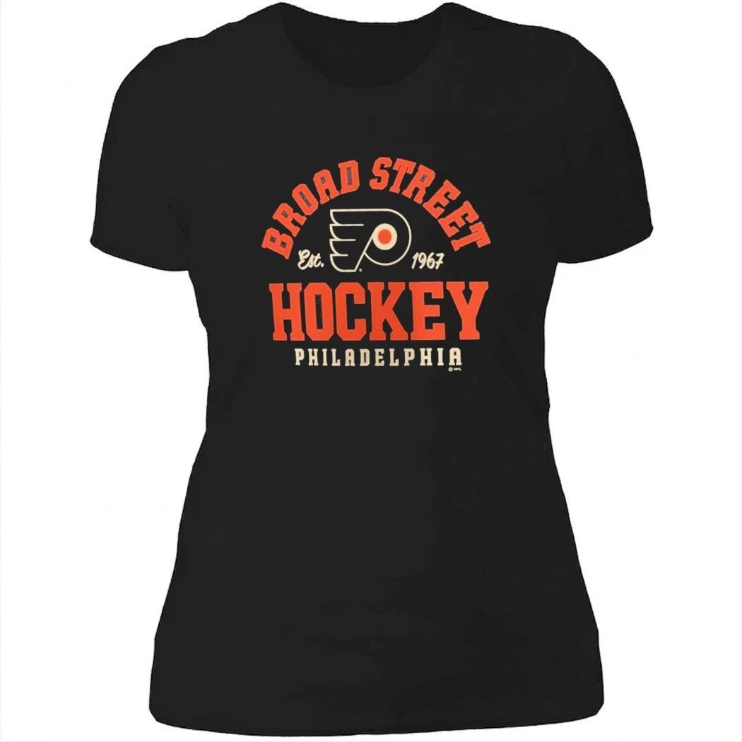 Philadelphia Flyers Black Hometown Collection Broad Street T-Shirt