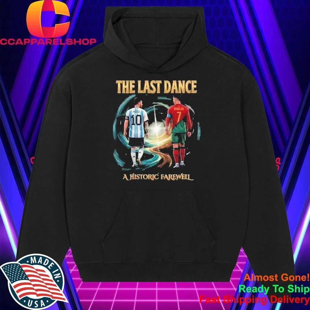 Messi Ronaldo The Last Dance Historic Farewell Football Shirt