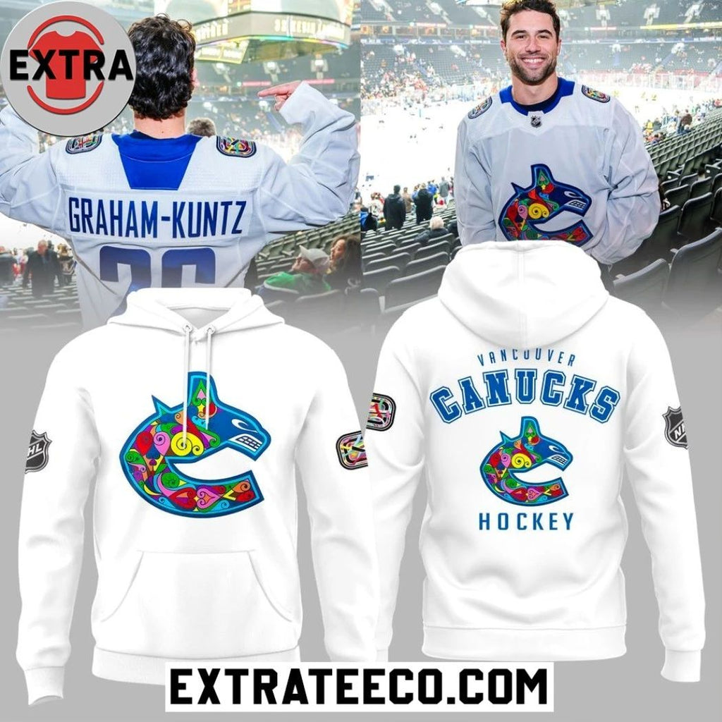 Original Vancouver Canucks x ROBBIE G.K. Pride Night 2026 Hoodie Shirt