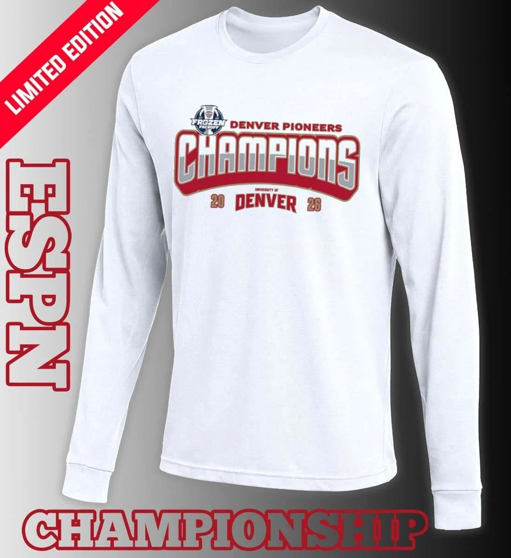 Denver Pioneers 2026 Frozen Faceoff Champions T-Shirt
