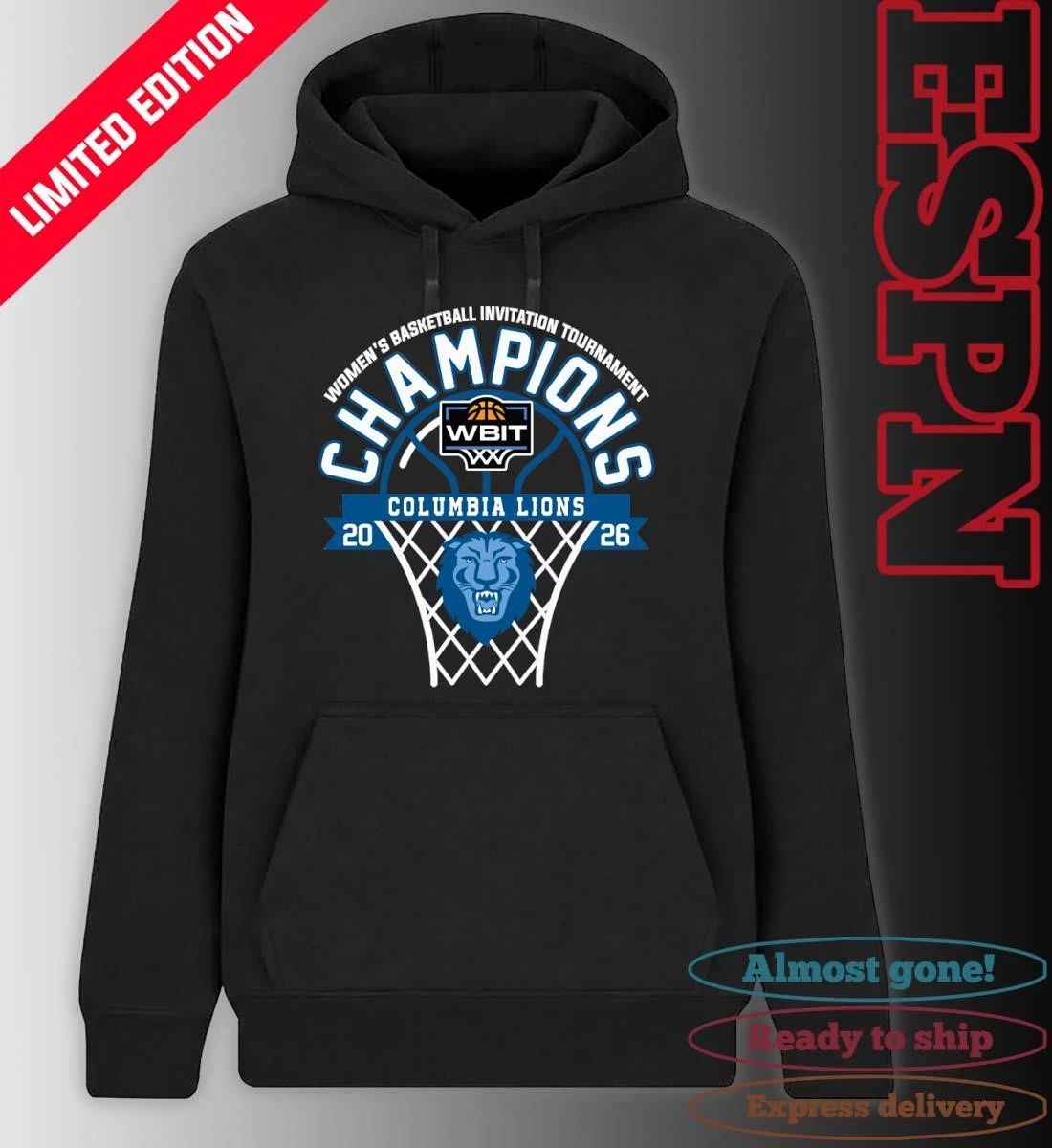 2026 Women’s Basketball Invitation Tournament Champions Columbia Lions T-Shirt