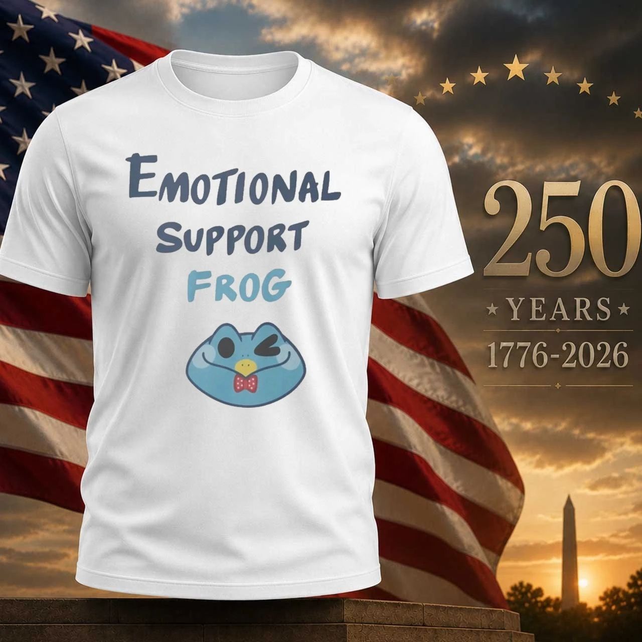 Iconic Emotional Support Frog Fizzarolli Shirt