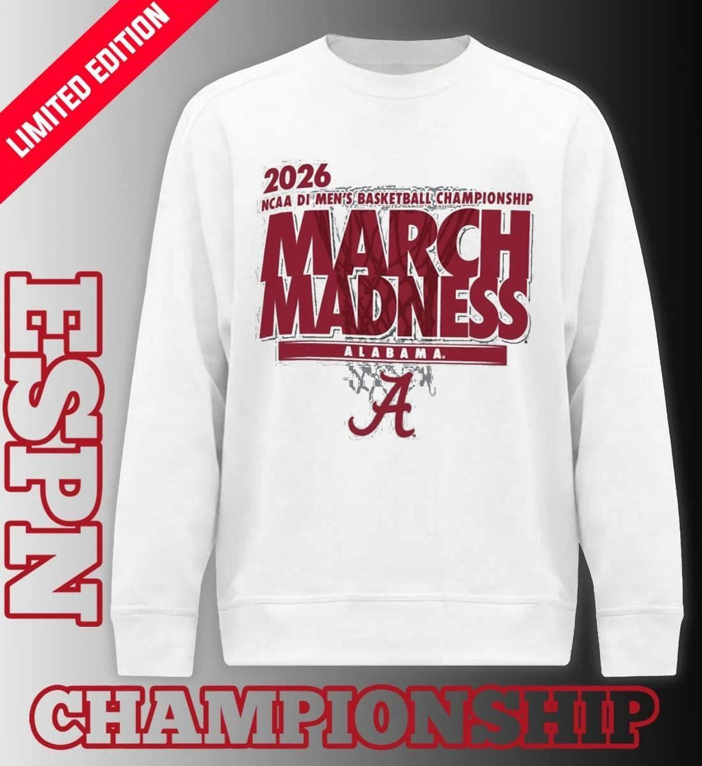 Alabama Men’s Basketball Single Team NCAA March Madness Shirt