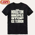 From Houston Minneapolis Stop Ice Terror T-Shirt