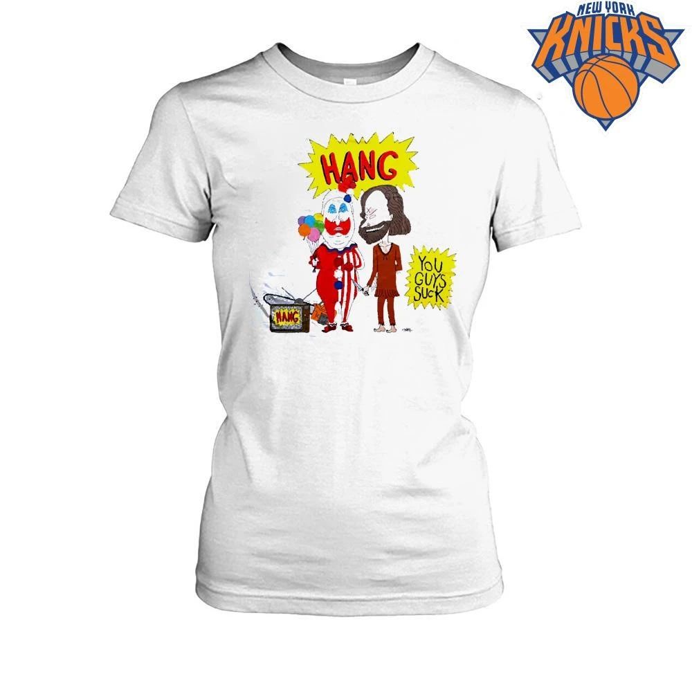 Hang You Guys Suck Killer Clown And Cult Leader Parody shirt