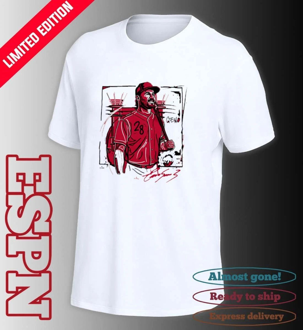 Eugenio Suarez Drip & Splatter Black White Shirt