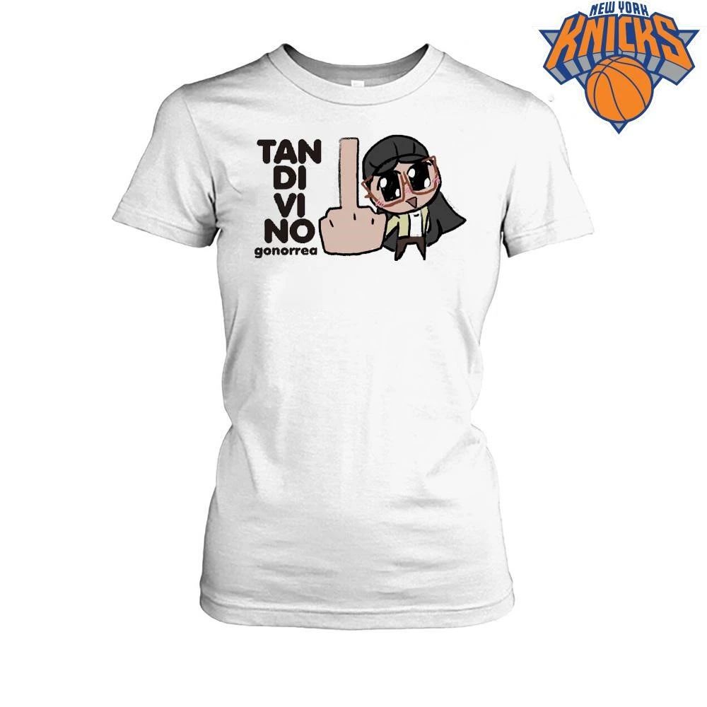 Tan Divino Gonorrea Chibi Girl Middle Finger Funny Meme shirt