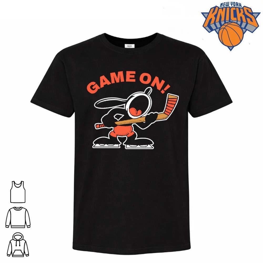 Game On Oswald the Lucky Rabbit Ice Hockey Cartoon Shirt