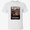 August Burns Red Lake Buena Vista Florida 2026 Venue Poster At The House Of Blues On April 16 2026 T-Shirt