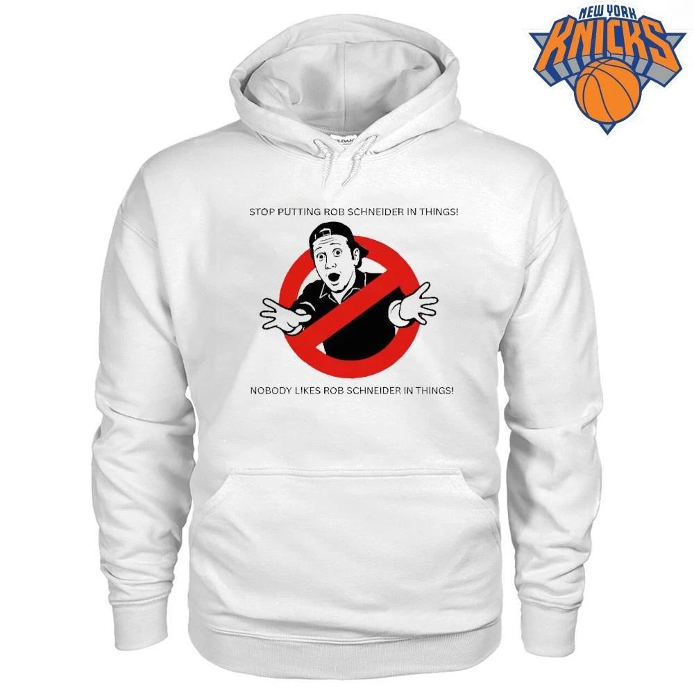 Stop Putting Rob Schneider In Things Nobody Likes Rob Schneider Ghostbusters Parody Shirt