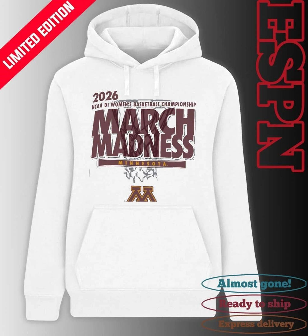 Minnesota Women’s Basketball Single Team 2026 NCAA March Madness Shirt