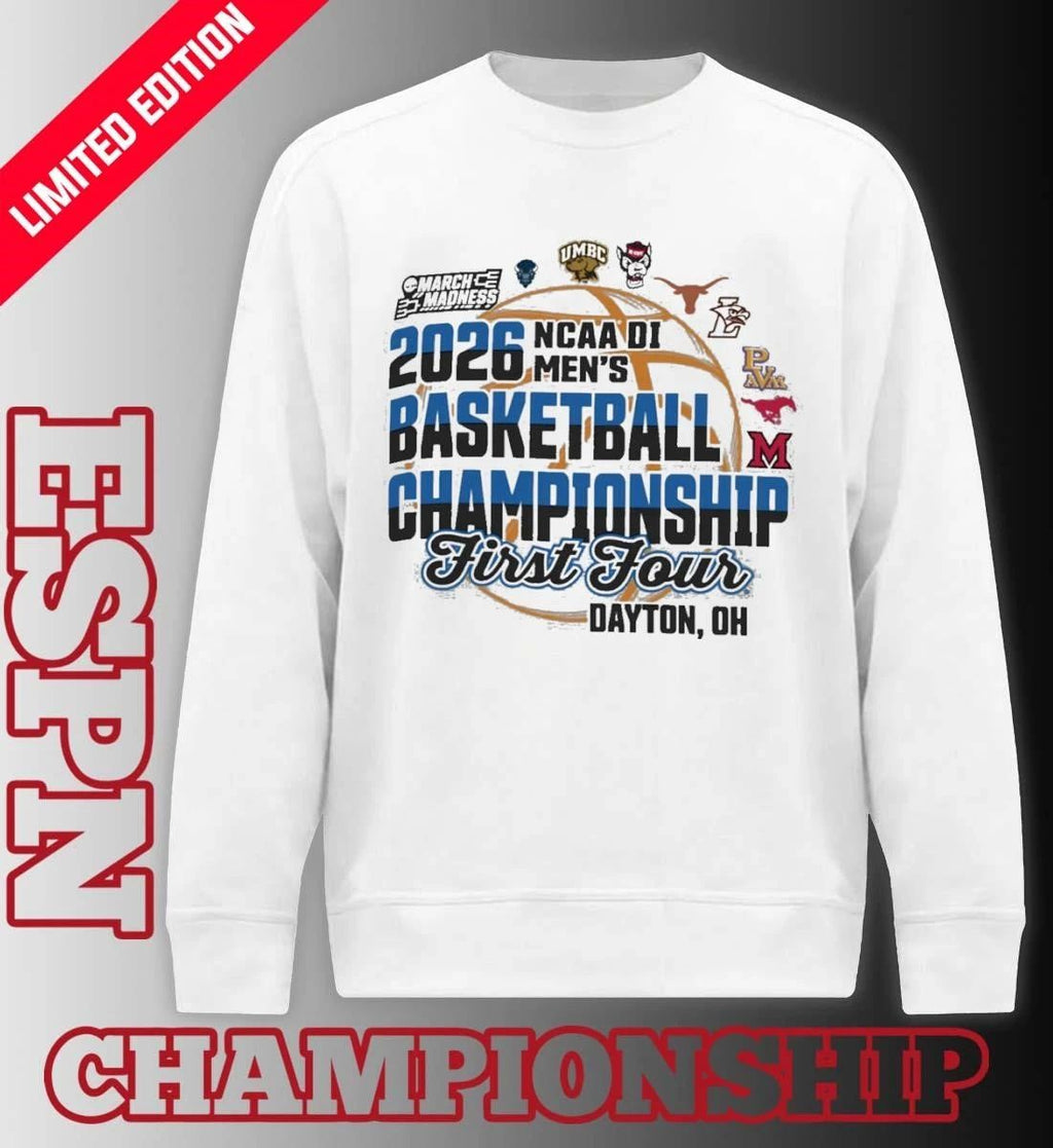 First Four Teams 2026 NCAA DI Men’s Basketball Championship Shirt