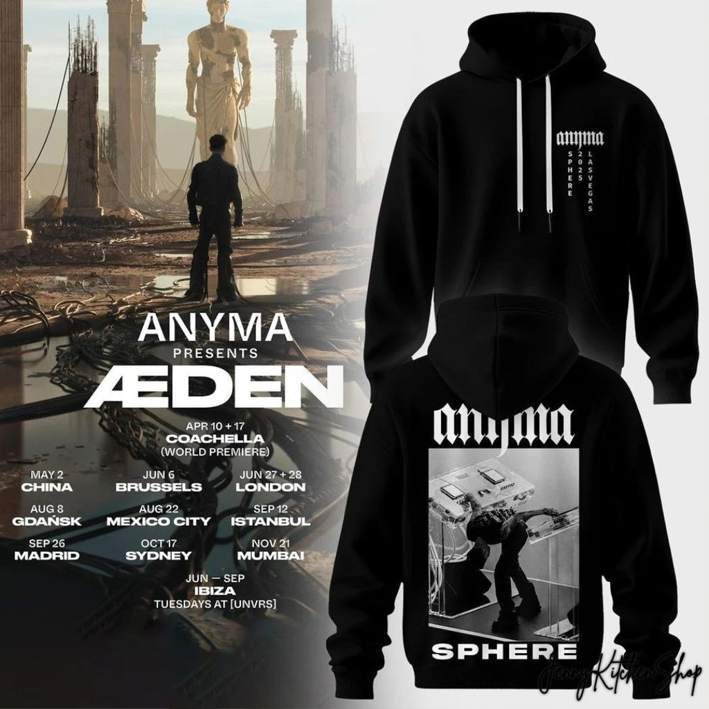 Original Anyma Sphere Presents Den Concept 2026 Two Sided T-Shirt