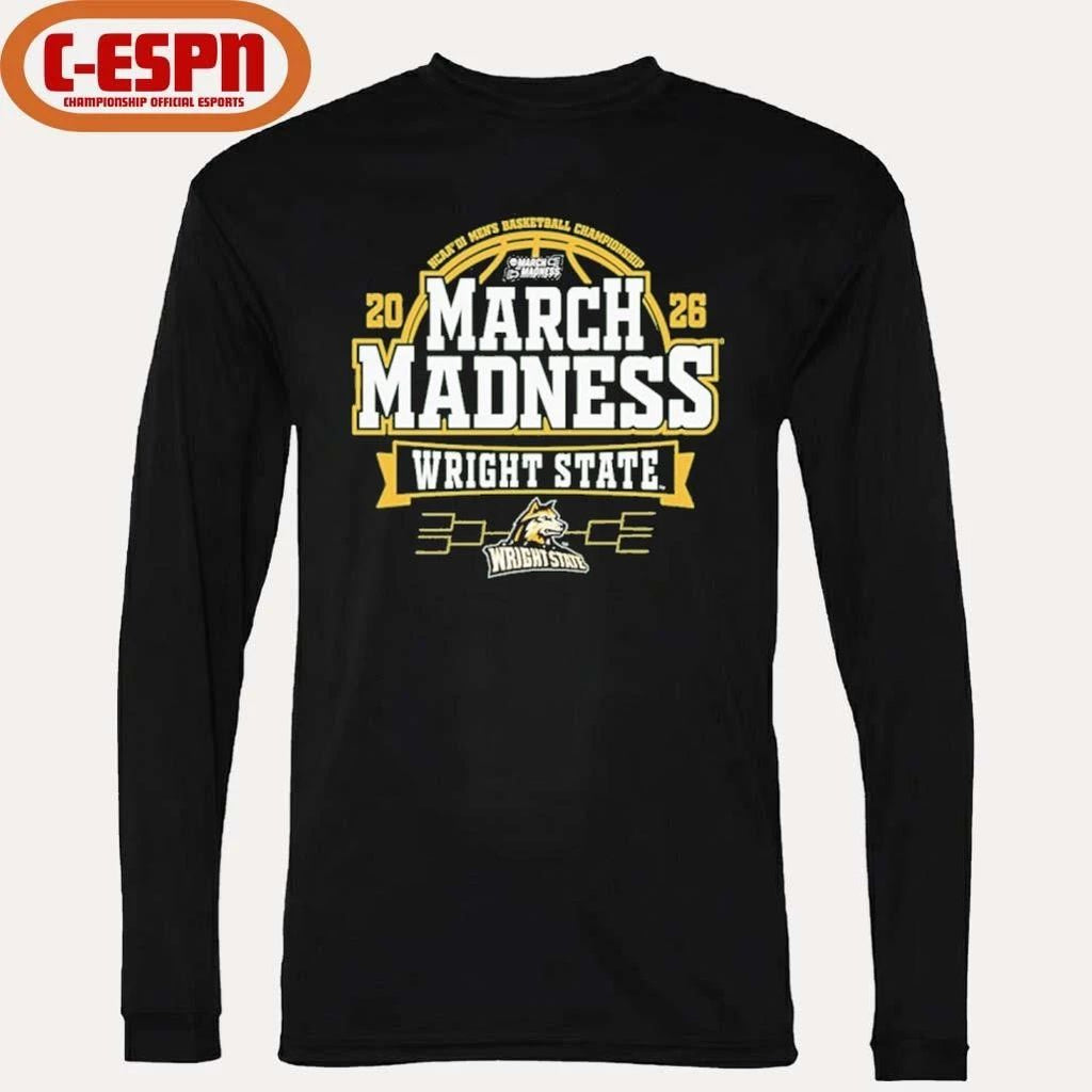Wright State Raiders 2026 Men’s Basketball March Madness Bound Shirt