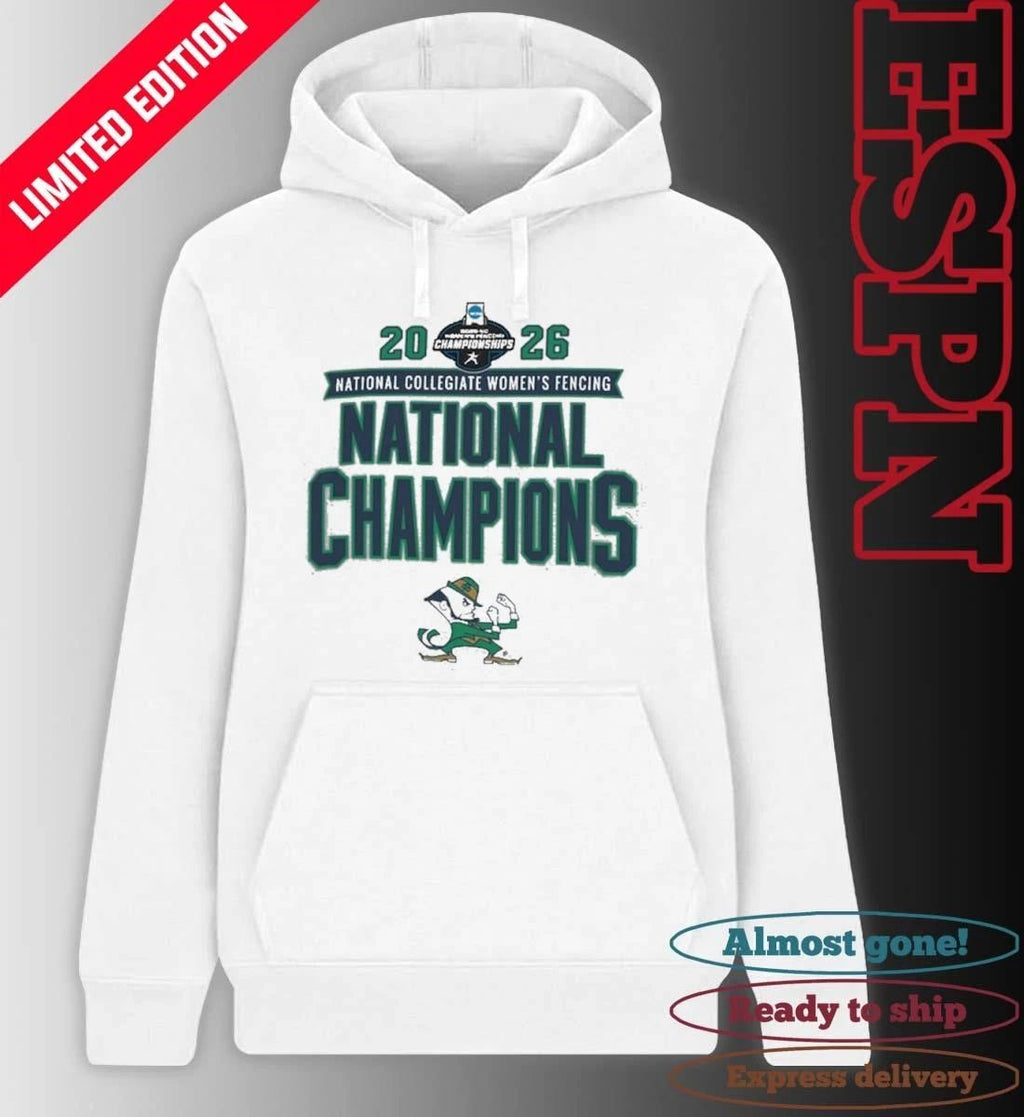 Notre Dame Fighting Irish NCAA Women’s Fencing National Champions T-Shirt