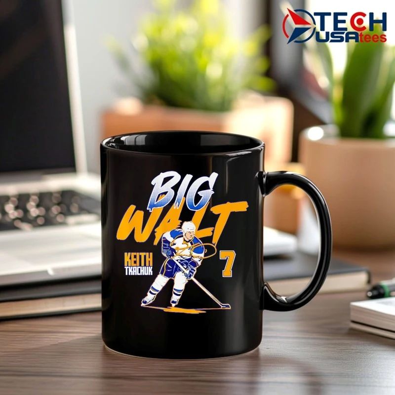Keith Tkachuk No. 7 St. Louis Blues Hockey Big Walt signature shirt