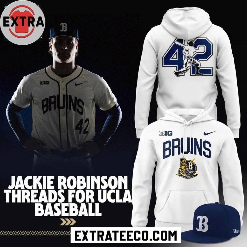 UCLA Bruins Jackie Robinson 2026 Tribute Night Logo Two Sided Shirt