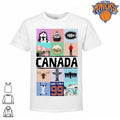 Canada Flag Pop Art Collage Gretzky 99 Mountie Loonie Dollar Heritage Shirt